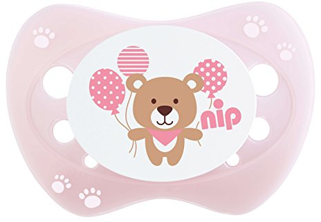nip Neugeborenensauger Newborn Girl, Silikon, 0-2 Monate
