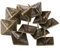 BQLZR Chiodi ornamentali 30 x 30, mm bronzo antico, quadrati, a piramide, per mobili, 10 pezzi
