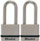 Master Lock - M530XTLH - Lot de 2 cadenas Magnum à clés identiques, en acier massif, argenté