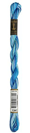 Anchor 4515005-01347 Stickgarne, 100% Baumwolle, 1347, Stärke 5, 21m, 7 Gramm