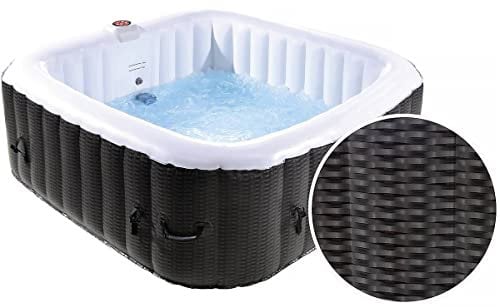 Habitat et Jardin SPA Hinchable Nice en PVC - 6 plazas - Marron/Crema