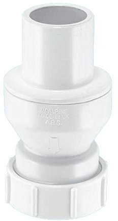 McAlpine Convalve Non-Return Valve with 0.25 Plain Tail x 0.25 Universal Outlet - CONVALVE-125P
