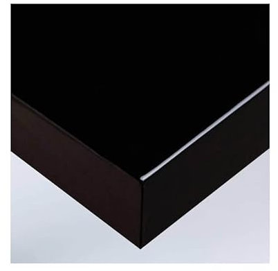DIMEXACT - Papier adhésif pour Meuble Noir laqué - 122 cm x 1 m - en Rouleau