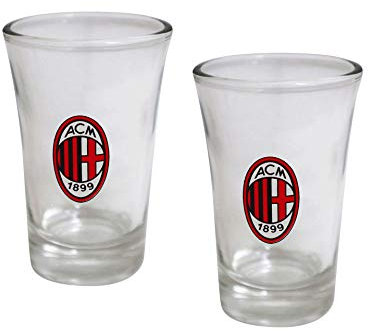 Giemme Set 2 Bicchierini Milan MI1349 Bicchieri Shot 45ml