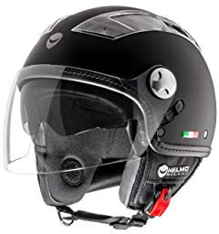 Helm HELMO Milano Demi Jet -Turbine- Jethelm (XL, schwarz matt)