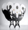 Garden Mile Deer Toilet Roll Holder in Metal Holds 7 Rolls Novelty Animal Bathroom Decorations Loo Roll Stand Wall Mounted or Free Standing Toilet Paper Holder