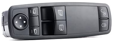 RIDEX 1761S0068 Interruptor de elevalunas Delante, Izquierda compatible con MERCEDES-BENZ Clase A W169