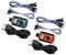 SJ@JX Arcade Game 2 Player USB Encoder Code Board LED Power Light Zero Delay Gamepad Controller DIY Kit 13x Button Cable 4x Joystick Cable for Retro Pie PC MAME Raspberry Pi