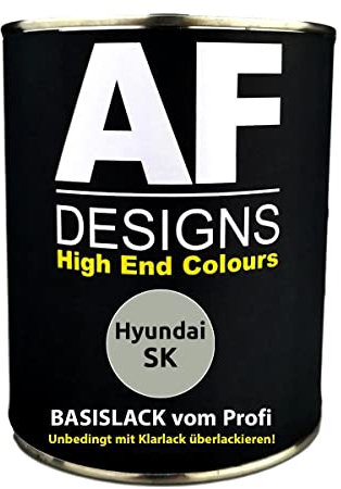 Alex Flittner Designs 250ML Autolack für Hyundai SK Silver Age Perl Basislack spritzfertig