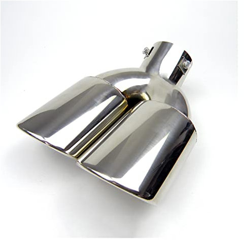 Für BMW E30 E32 E34 E36 E46 Edelstahl Oval Dual Twin Auspuff Endrohrspitze Edelstahl Schalldämpfer