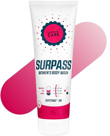 SURPASS After Sport Body Wash for Women | Magnesium Boosted | Moisturizes & Improves Skin Texture | Restores Energy & Accelerates Recovery After Intense Workout (250ml)