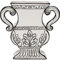 KARE Design Vaso Favola, bianco panna, portafiori, per fiori, disegno a forma di anfora, ceremonia, centrotavola, stile romantico, shabby, vintage, minimalista, 23 cm