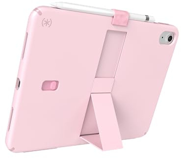 Speck iPad 10.9 Inch Tablet Case and Stand - Scratch Resistant, Drop Protection & Quick Release Kickstand - for iPad 10th Gen 2022 - StandyShell Soft Lilac/Hydrangea Purple/Kinder Pink