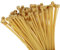 Mini Skater 6 Inch Multi-Color Multi-Purpose Heavy Duty Nylon Zip Cable Ties (200, Gold)