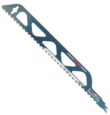 Säbelsägeblätter, Säbelsägeblatt Stein, Hartmetall Stahl Sägeblatt, Ziegelsäge, Säbelsäge Sägeblätter zum Schneiden von Stein, Ziegelstein, Beton, Porenbeton (Blau, 505mm)