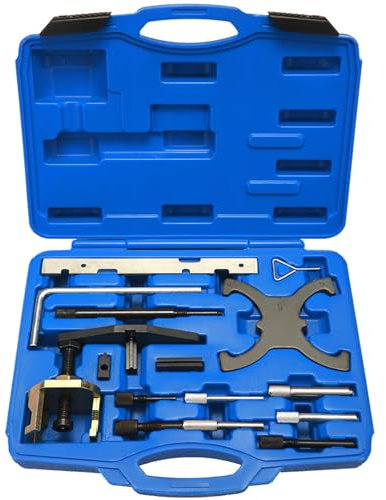 AHWOiHS Motor Einstellwerkzeug Zahnriemen Werkzeug Motor-Nockenwellen kompatibel mit Ford für Mazda 1.4 1.6 1.8 2.0 Di/TDCi/TDDi ECOBOOST 1.6 Ti-VCT 1.5/1.6 VVT 2.3L 2.5L