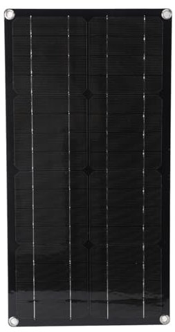 Kit de Panneaux Solaires Monocristallins 100 W pour Camping-cars, Camping avec Contrôleur MPPT