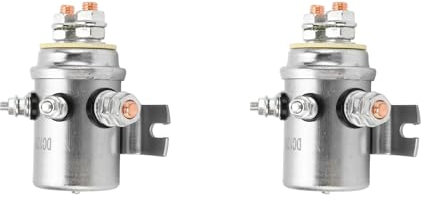 Relais de Treuil électrique 600A, 2 Pièces, DC12V, Accessoire de Relais de Démarreur étanche pour Véhicule Tout-terrain, ATV