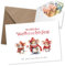 KOKO&LORA Geldgeschenk • Weihnachtskarte - Mäuse für dich • Geld verschenken zu Weihnachten für Kinder und Erwachsene
