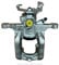 Brake Caliper Compatible With Opel Astra J (2009-2015) Rear Right