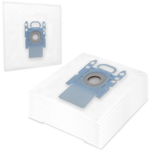 PRIMEBAG 10 Staubsaugerbeutel kompatibel mit Menalux 2000MP, Siemens, Bosch - Staubsauger Beutel 5-lagig Vlies inkl. 2 Filter, Hygieneverschluss, hohe Saugleistung & Filtration