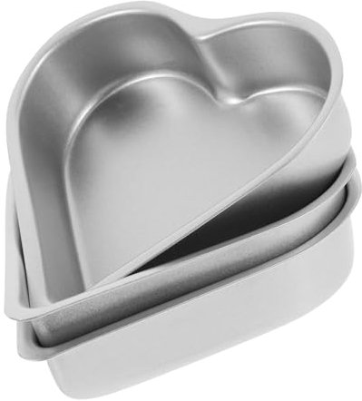 CATIEBYE 3stücke Herzkuchenformen Aus Metall Geleeformen Herzform Puddingbecher Backformen Für Kleine Kuchen