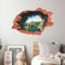 Minecraft Tunnel Wandsticker - Videospiel Wandaufkleber für Kinderzimmer, Jungenzimmer, Gamer Dekor, Minecraft Wandkunst