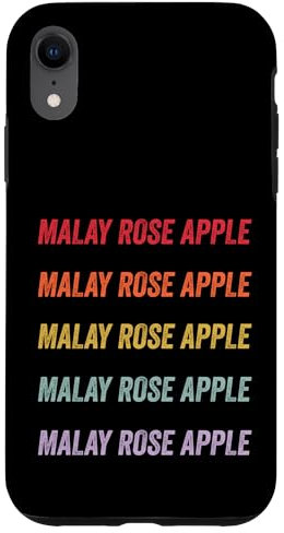 Coque pour iPhone XR Pomme rose malaise