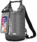 Dry Bag mit Handy-Schutzbeutel & Trageriemen – Wasserdichte Tasche für Outdoor, Camping & Wassersport | 5L, 10L, 20L | Ultraleicht & Robust | Packsack Wasserdicht & Dry Bag Rucksack(Schwarz, 10 L)