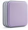 UENTIP CD Case,48 Capacity Hard Plastic Portable Travel DVD Case Protective Zipper CD Holder Car Storage Wallet Bag(Lavender)