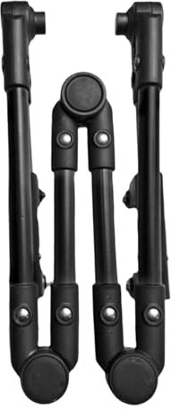 ＡＷＨＡＯ Klappwagen Schiebegriff Campingwagen Griff Strandwagen Zubehör Universal Ersatzteil, Schwarz