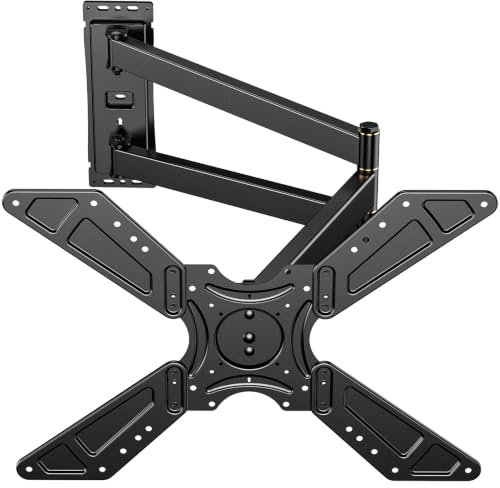 FORGING MOUNT TV Wall Bracket for 32-75 Inch TVs up to 50KG | 90° Rotate, Tilt, Swivel, Full Motion Corner TV Wall Mount, 838mm Long Articulating Arm, Max VESA 600x400mm