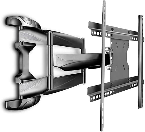 GHHVFEC Universal TV Stand & Wall Mount Bracket Double Arm Tilt & Swivel for 32 65 Inch LED TVs Max Load 60kg Multi Function Adjustable TV Mounting Solution