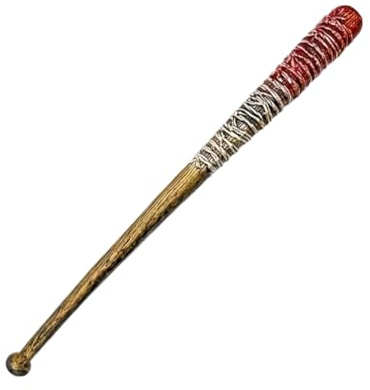 Boolavard Realistischer, mit Blut durchtränkter Baseballschläger mit gruseligem Halloween-Design – robuster Kunststoff und Schaumstoff, perfekt für Horrorpartys