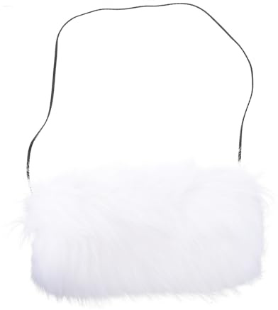 Abaodam Thickened Faux Fur Hand Warmer Muff for Women Winter Warm Arm Muff Cozy Plush Cushion for Cold Weather Gift for Ladies and Family