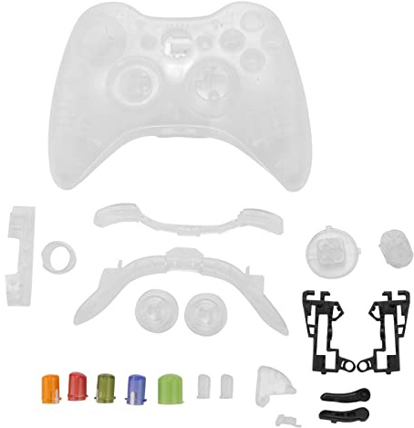 Youbones Kristall Gehaeuse Kompatibel mit 360 Wireless Controller - Klar