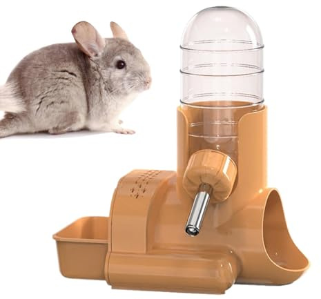 Borraccia Per Criceti Mangiatoia Senza Gocciolamento | Bevitore Per Piccoli Animali Con Design A Rotolante Per Gabbia di Furetti, Scoiattoli, Cincillà e Gerbilli