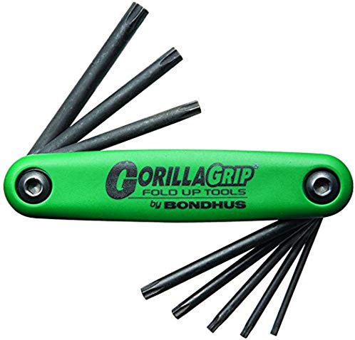 Bondhus GorillaGrip Star Tamper Resistant Klapphalter TR-TF8, Torx, 8-teilig, 12638