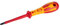 C.K Dextro VDE Pozidriv Screwdriver PZ2 x 100mm, Insulated Screwdrivers for Electricians, Tested to 10,000v, Gripping Precision Tip, Pozi Heavy Duty Screw Driver Electrician, Hand Tools, T49143-2