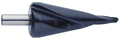 Exact Blechschälbohrer mit Spiralnute, 5-20mm, HSS, TiAlN-Beschichtung, Rotastop-Schaft