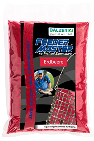 Balzer Feedermaster Futter 1kg Method Feeder Erdbeere
