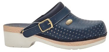 Scholl Clog Supercomfort, Zoccoli Sanitari Medicali Unisex - Adulto, Blue Navy, 35 EU