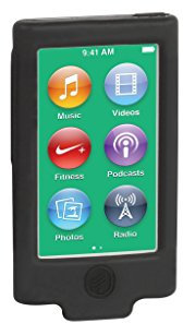 Silikon-Schutzhülle für iPod Nano 7. Generation, Ersatzteil von komplett Grantwood Technology Tuneband Paket,, Silikon Haut nur, schwarz