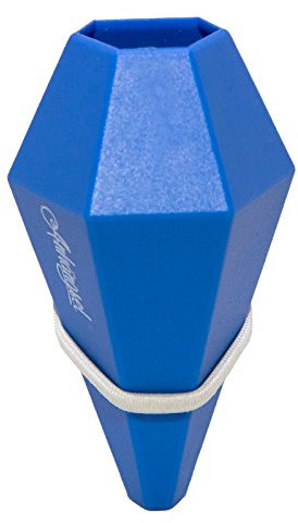 Anhängsel Fahrradvase Lom - Längliche Minivase für den Lenker (Blau)