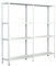 SCHULTE Regalwelt Steckregal mit 2 x 4 PowerMAX Fachböden, 65 kg Tragkraft, 180x160x40 cm (HxBxT), weiß, Lagerregal, Werkstattregal, Kellerregal, Garagenregal, Metallregal