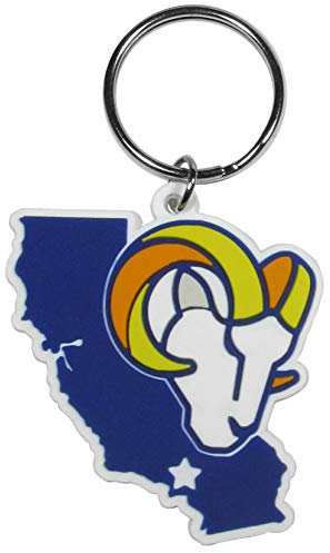 Siskiyou NFL Los Angeles Rams Home State Flexi Schlüsselanhänger Blau, Standard