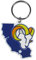 Siskiyou NFL Los Angeles Rams Home State Flexi Schlüsselanhänger Blau, Standard