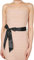 BlackButterfly Hochzeit Bogen Band BrautjungfernabschlussballSatin-Schärpe Gürtel (Schwarz, 10W / 175L)