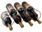 DINY Home & Style Weinregal, stapelbar, Roségold, für je 4 Flaschen, horizontal, um Oxidation zu verhindern