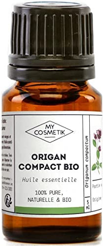 MY COSMETIK - Huile Essentielle d'Origan Compact BIO AB - Issue de l'agriculture Biologique - Chémotypées HEBBD/HECT - 100% pure et naturelle - Certifié ECOCERT - Fabriqué en France - 30 ml